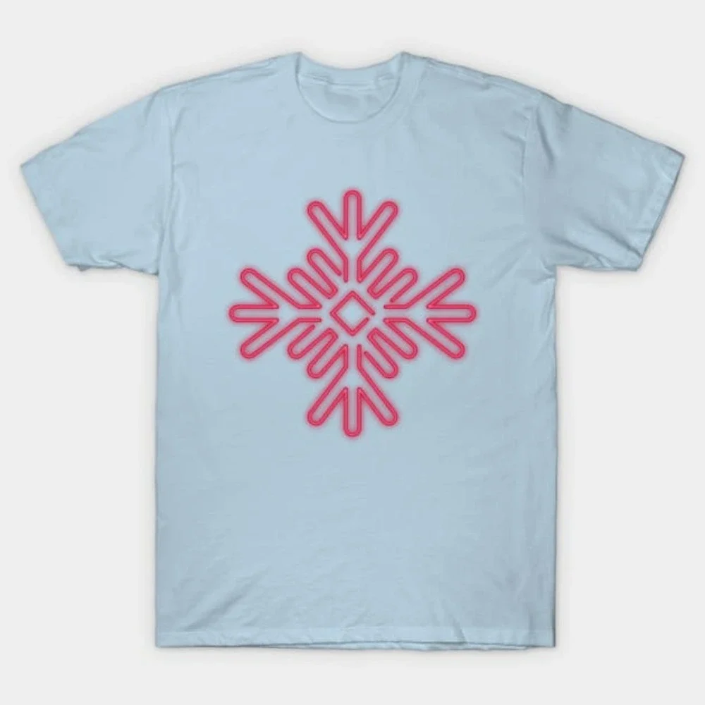 Neon Snowflake Red - Picture 1 of 2
